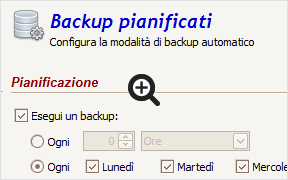 Backup pianificato